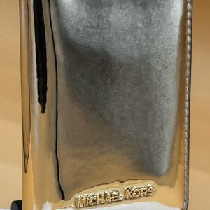 Michael Kors Gold Patent Leather Wallet